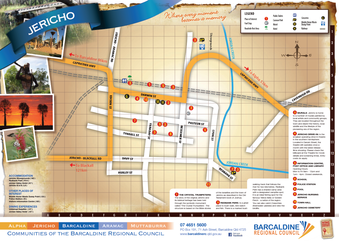 Jericho Town Map